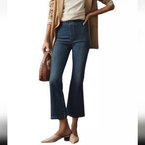 Anthropologie Pilcro Pullon Crop Flare Denim Jeans